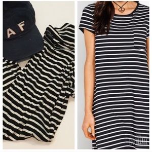 Striped tshirt dress