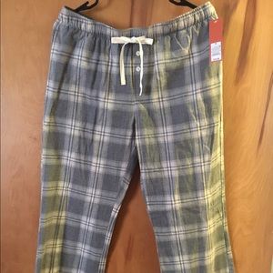 Target pajama pants neutral plaid Women's Medium