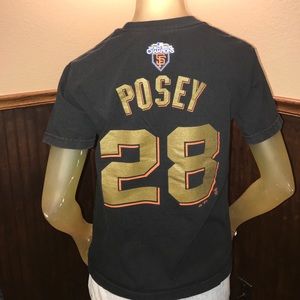 Majestic Tops - San Francisco Giants ⚾️ Buster Posey 28 All Star Majestic Tops - San Francisco Giants ⚾️ Buster Posey 28 All Star