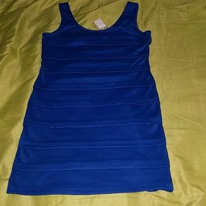New with tag blue dress size large