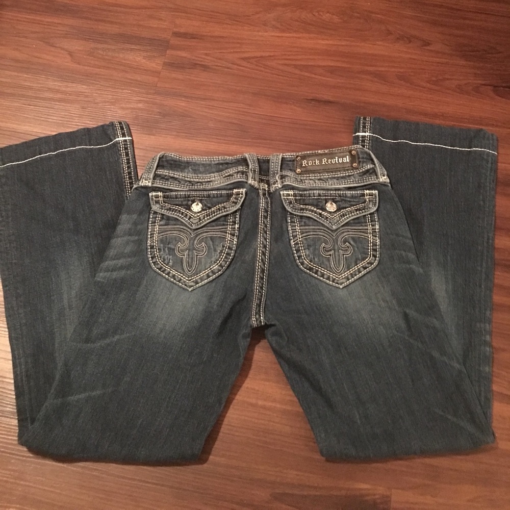 Rock Revival Wide Leg Jeans - Elizabeth Size 29