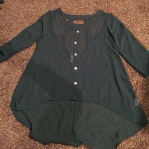 Army green shirt