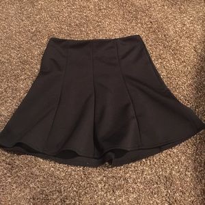 Black skater skirt