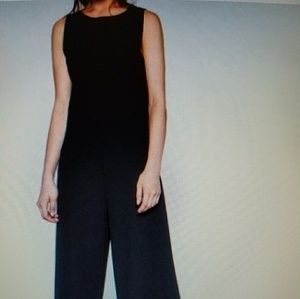 Zara textured cropped jumpsuit
