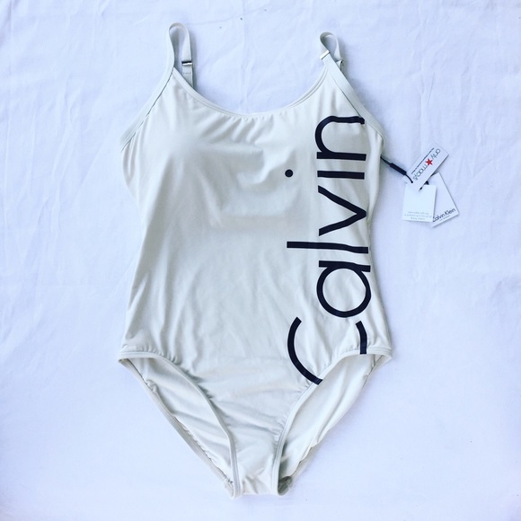SOLD! 🆕 CALVIN KLEIN | Logo Swimsuit - Picture 2 of 8