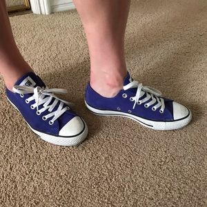 Suede Blue Converse