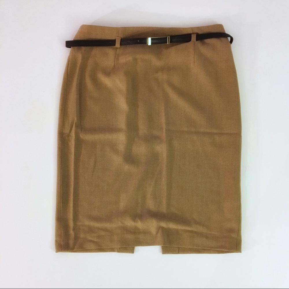 Adrienne Vittadini Camel Pencil Skirt - Size 4