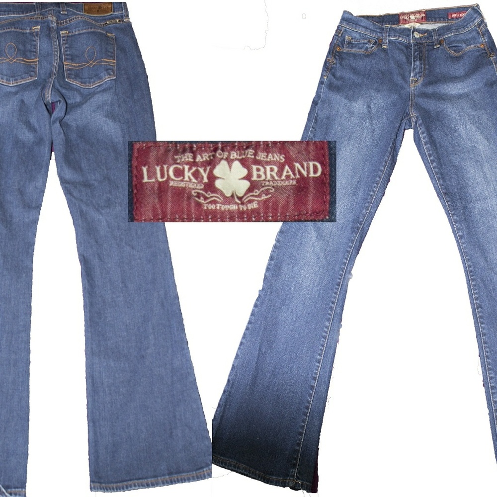 Lucky Brand sofia boot cut blue jeans 8/29