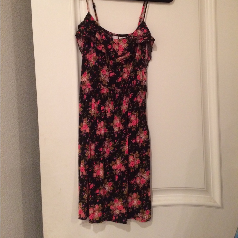 Strappy summer evening dress