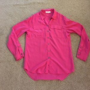 Vince Camuto Bright Pink Top