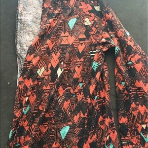 LuLaRoe Sarah XL Great Condition Orange Triangles