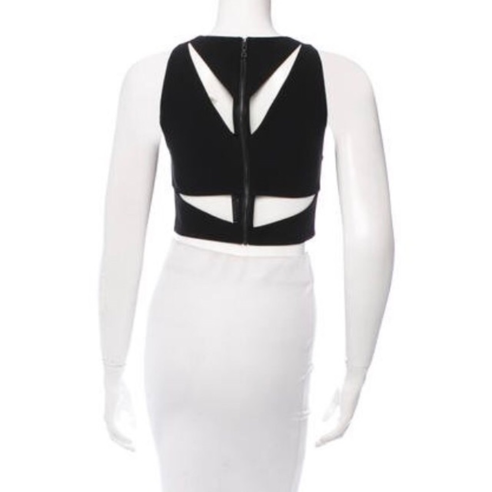 Black Alice and Olivia croptop