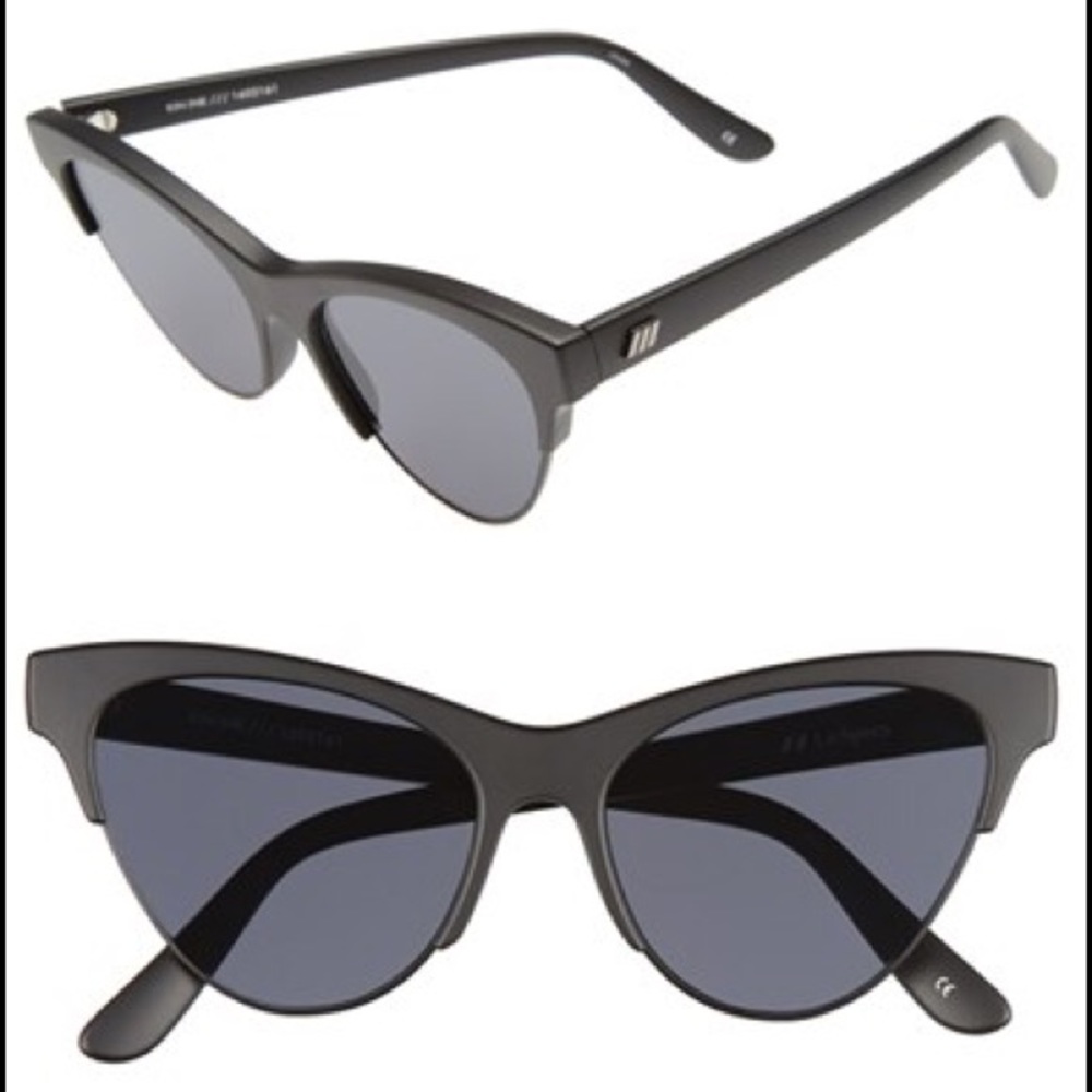 Le Specs Kin Ink Cat Eye Sunglasses