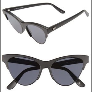 Le Specs Kin Ink Cat Eye Sunglasses