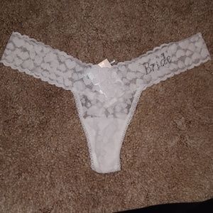 Victoria's secret "bride" thong NWT