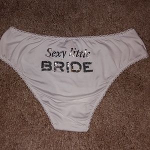 Victoria's secret "bride" panties NWT