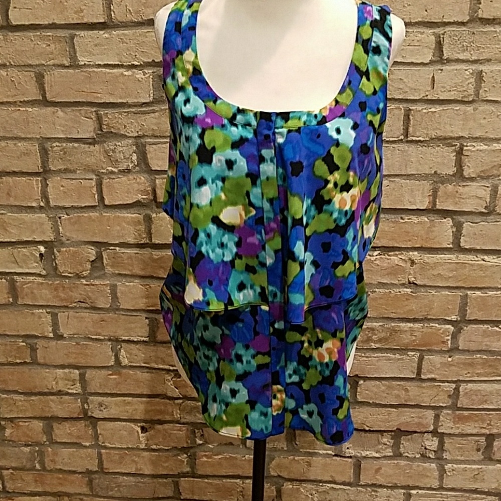 Cynthia Steffe floral layer top