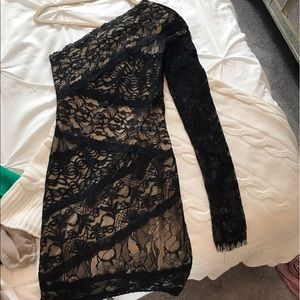 Black lace Bebe dress