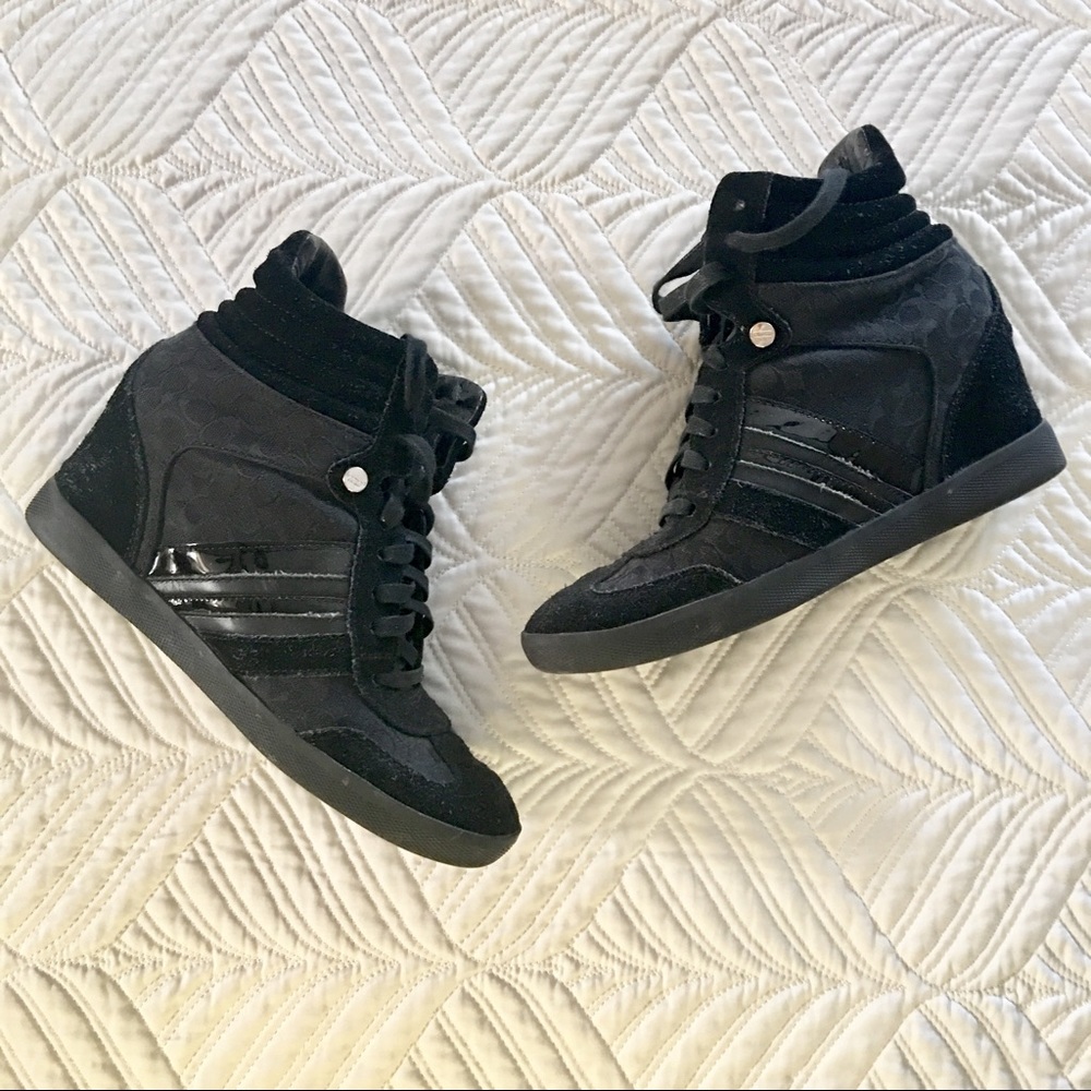 Coach wedge sneakers 👟