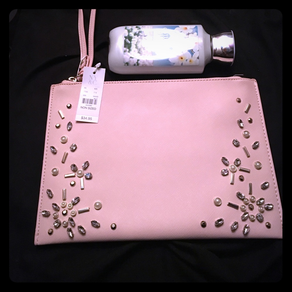 Baby pink purse