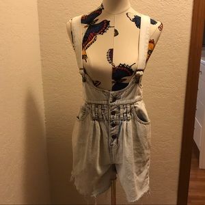Vintage overall shorts