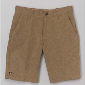 Boys' Micros Tan shorts (Tilly's) Size 8