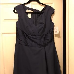 Navy blue bridesmaid dress