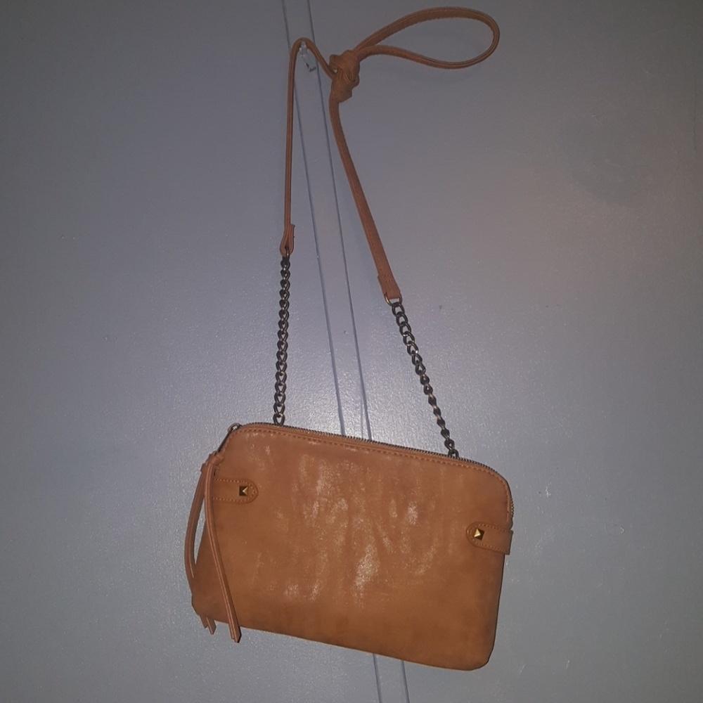 Tan crossbody bag