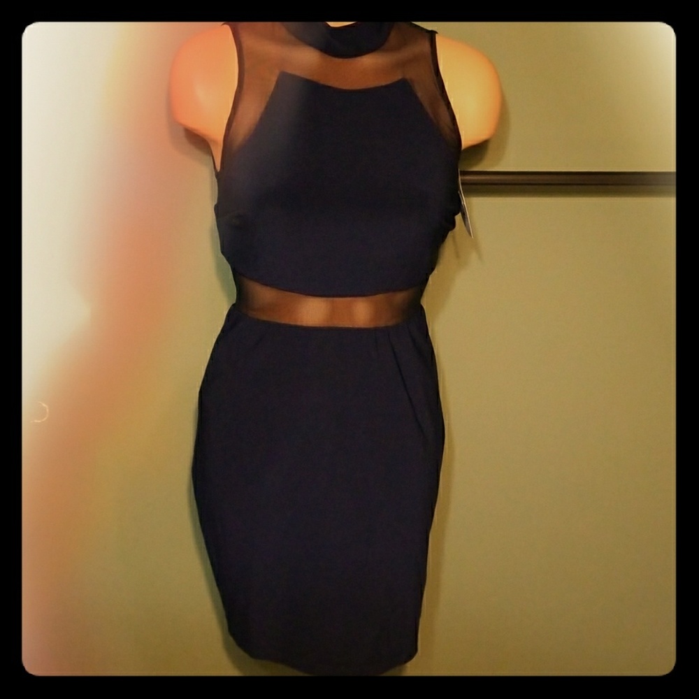 NWT Bodycon /Sheath Dress with Mesh