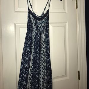 Navy blue maxi dress