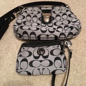 New coach purse with wallet