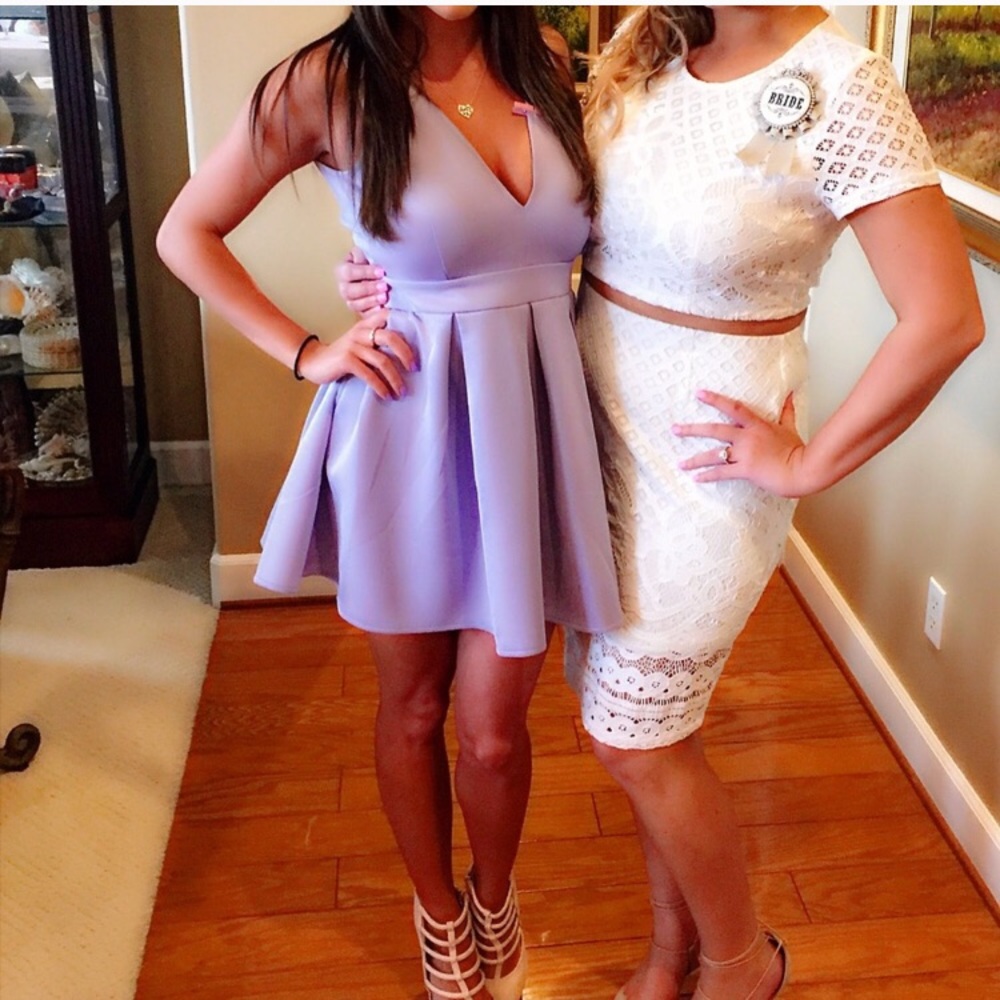 Women's lilac colored dress, size small