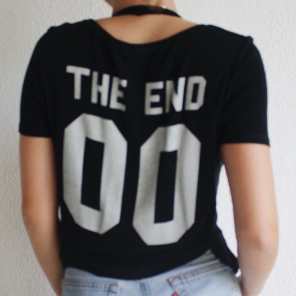 Brandy Meville "The End" tee shirt