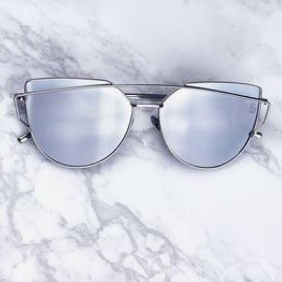 Accessories - Silver sunglasses. Sale 🎉