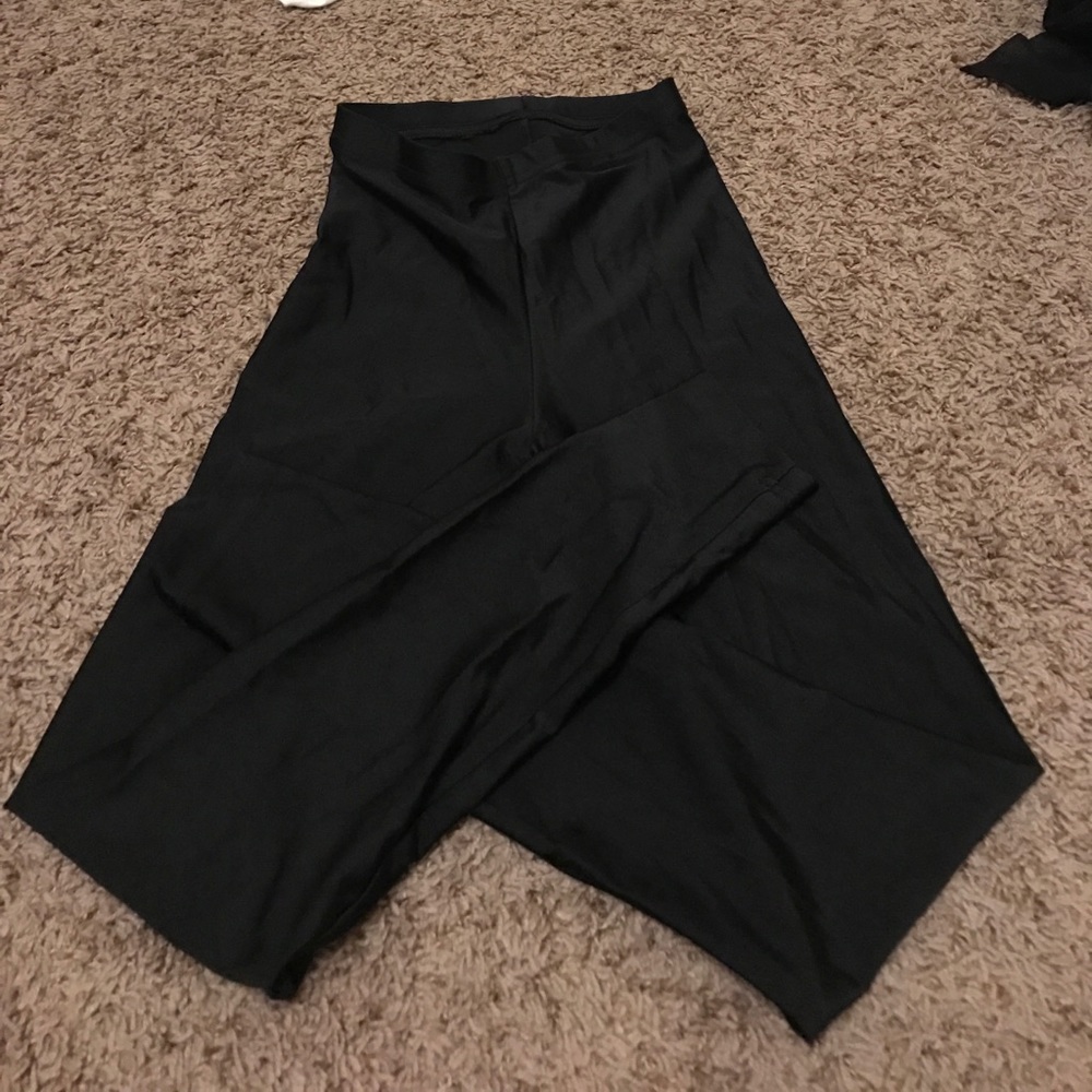 American apparel high waisted black disco leggings
