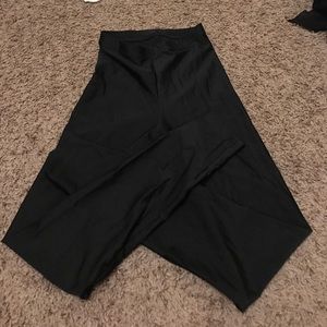 American apparel high waisted black disco leggings