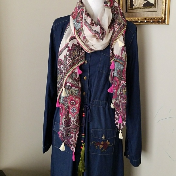 Cotton scarf - Picture 6 of 8