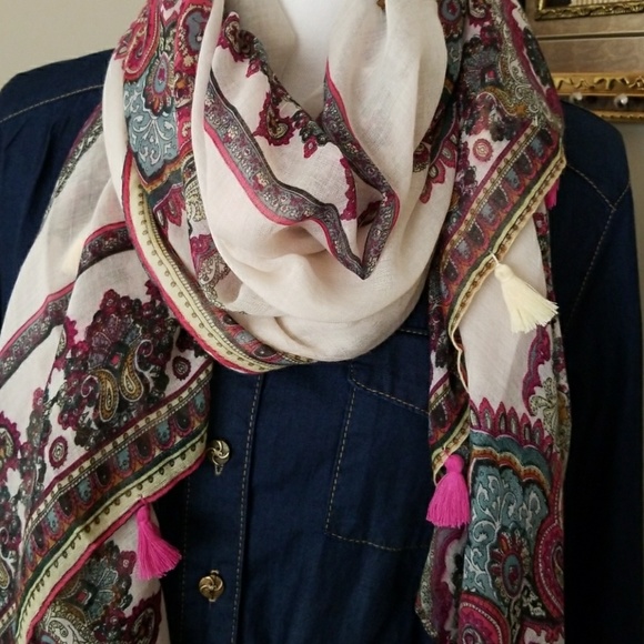 Cotton scarf - Picture 7 of 8