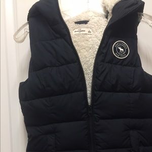 Navy blue girls vest