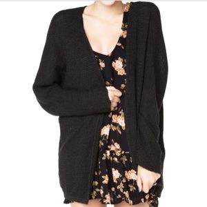 Brandy Melville Black Caroline Cardigan
