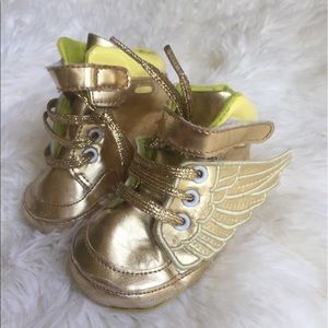 Gold kids soft sneaker!!!!