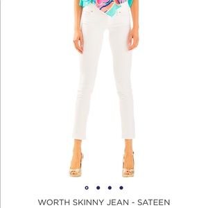 Lilly Pulitzer Worth Skinny Jeans white