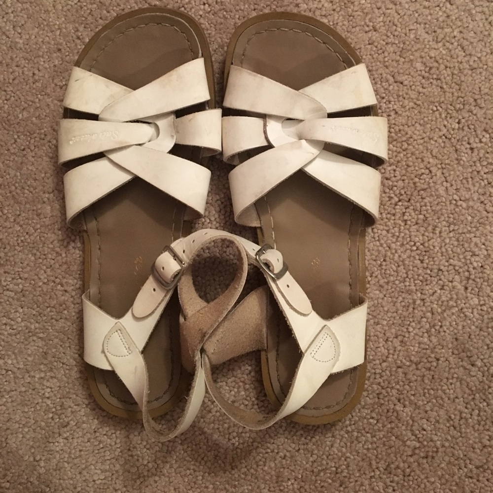 Women's Saltwater sandals white