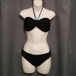 Beaded Halter Bikini Set