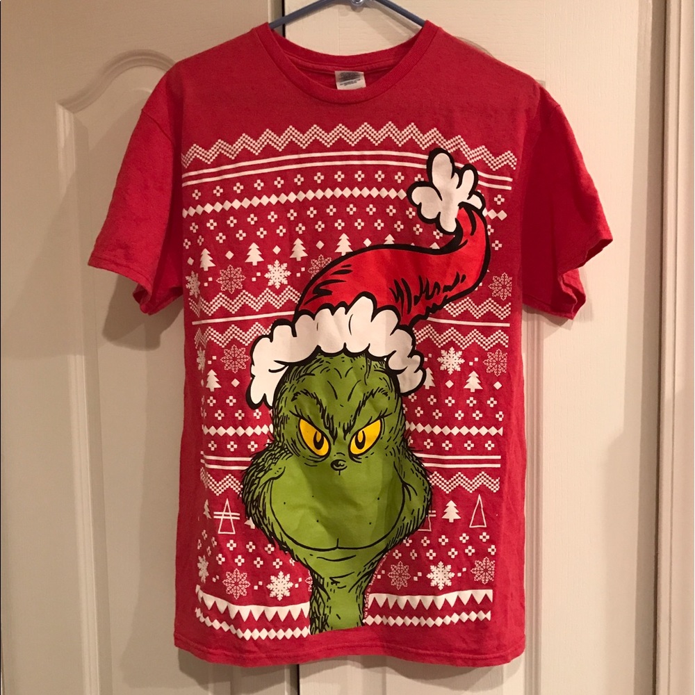 Grinch holiday mens tshirt size medium 😜