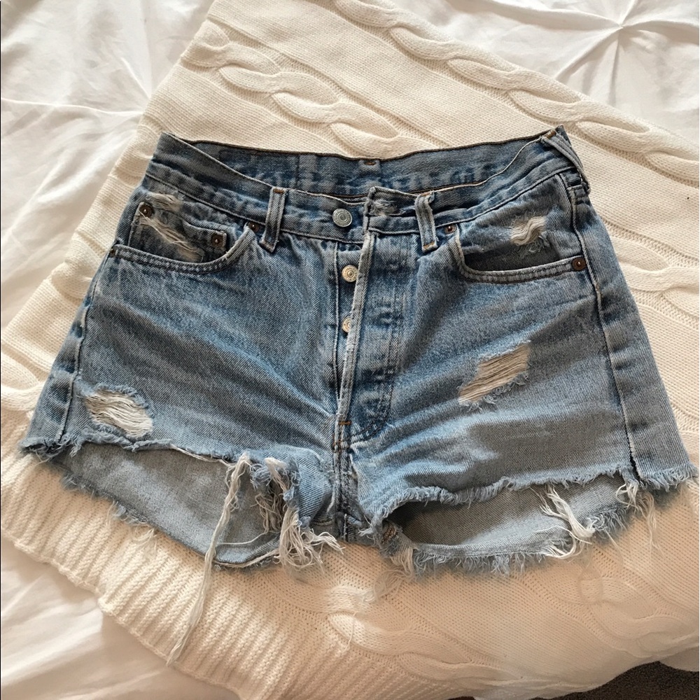 Levi vintage jean shorts