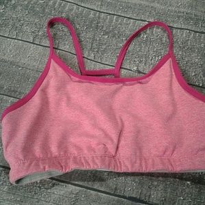 FILA Pink Sports Bra Size Medium