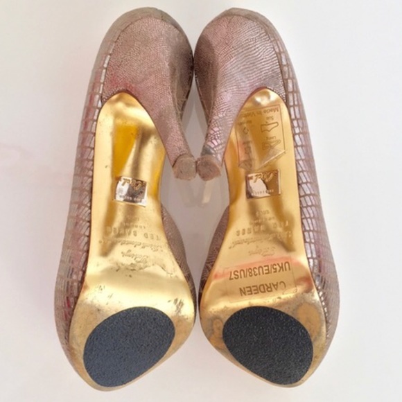Ted Baker Python Platform Heels. - Picture 3 of 3