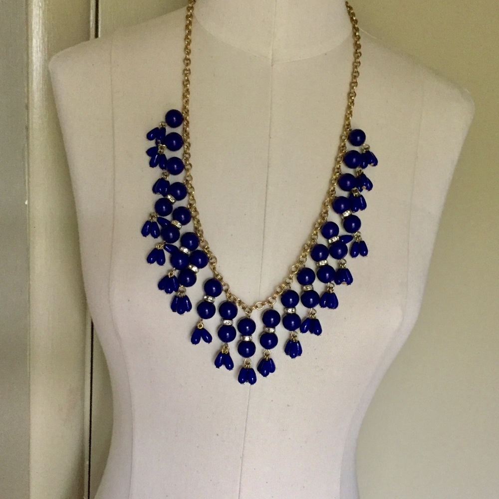 J.Crew blue necklace