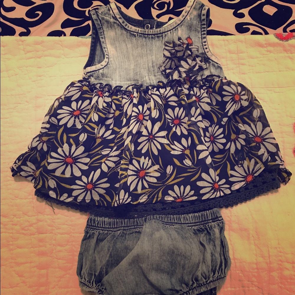 Baby guess jean dress